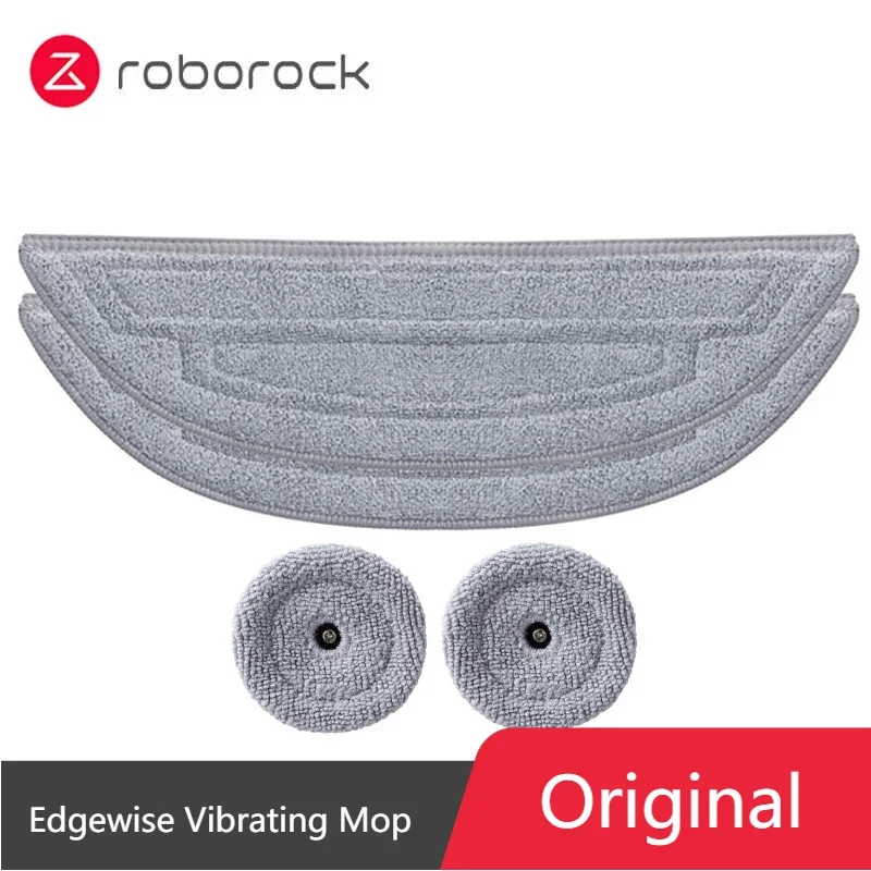 

Original Edgewise Vibrating Mop Cloth Mops Rags for Roborock S8 MaxV Ultra S8 Max Ultra Vacuum Cleaner Spare Parts Accessories