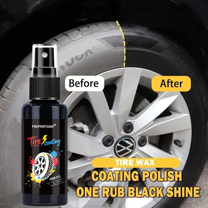 Tire Shine Coating Ultimate Armor Gloss & Long-Lasting Protection Car Tyre Refurbishing Agent Easy Application Non Greasy