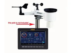 misol Wireless weather station connect to WiFi, upload data to web (wunderground) HP2550