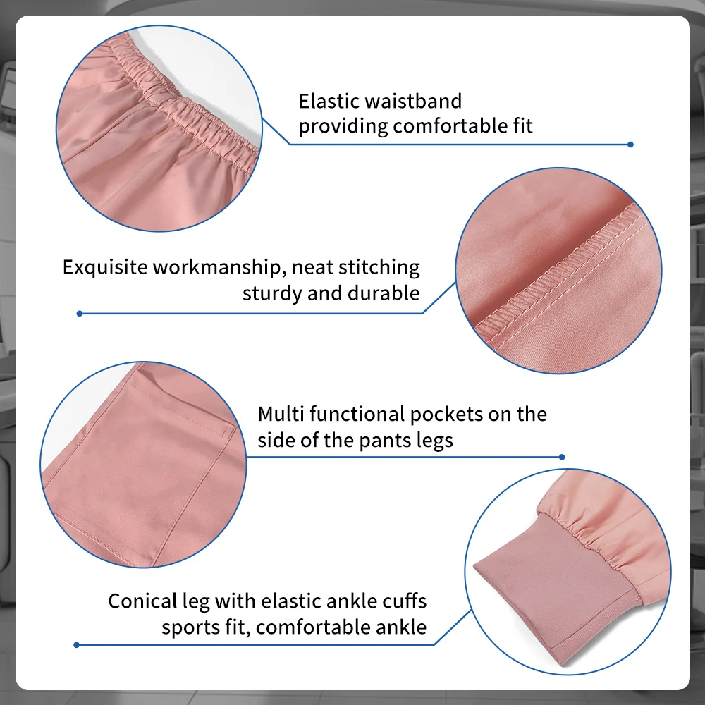 Operatiekamer Medische Uniform Scrubs Set Groothandel Korte Mouw Verpleging Werkkleding Verpleegkundige Accessoires Tops Broek Chirurgisch Pak