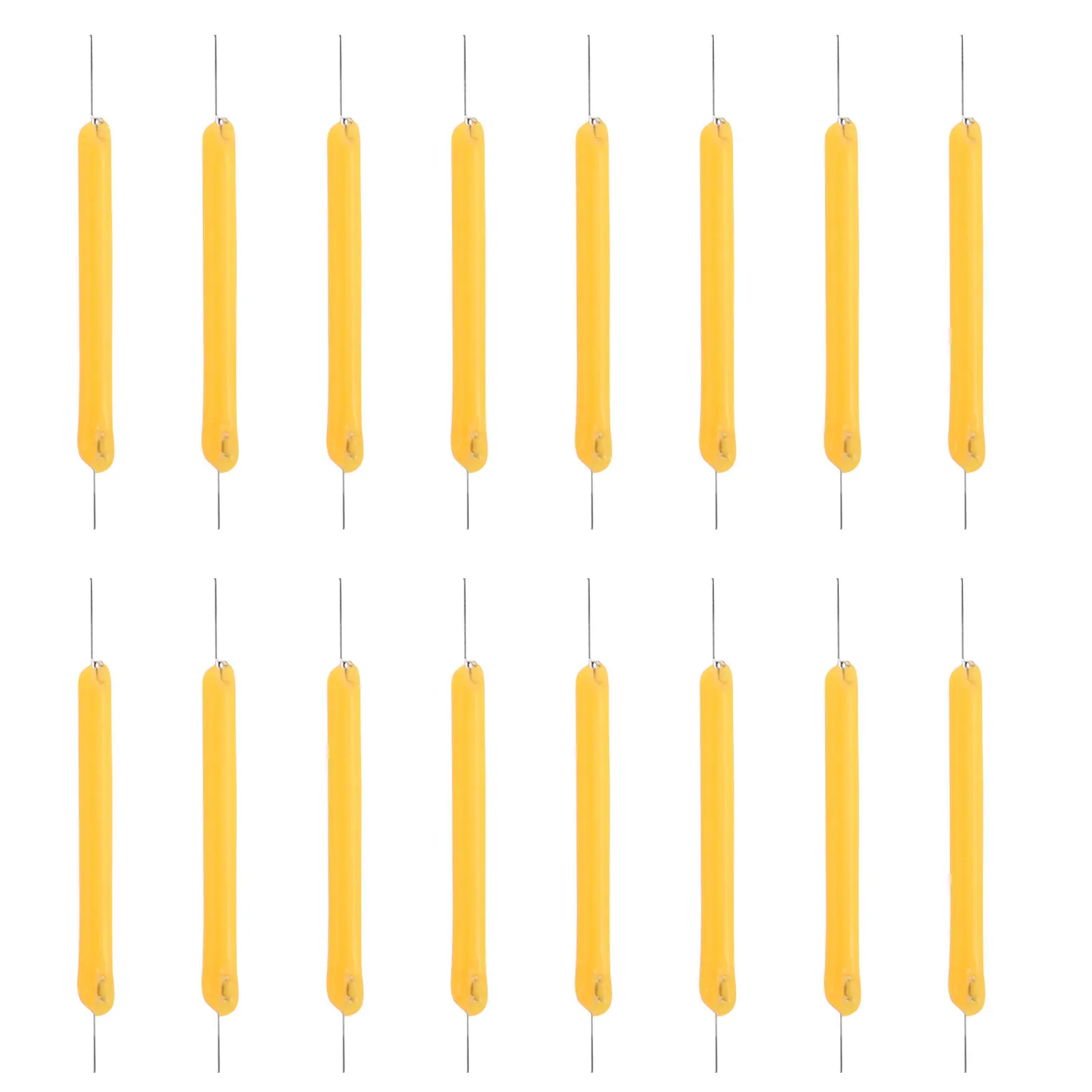 50pcs 3V 26mm Yellow LED Filament Beads for DIY Lamp Repair and Lighting Accessories