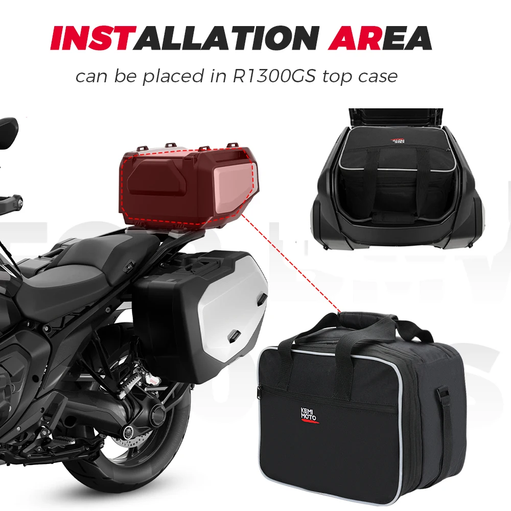 New For BMW R1300GS R 1300 GS r1300gs R1300 GS 2023 2024 Motorcycle Suitcases Inner Bag Toolkit Side Case Pannier Saddle Bag Kit