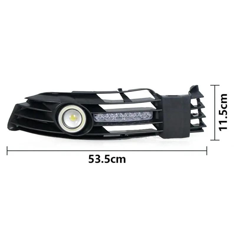 Rejilla de luz antiniebla delantera para coche, luz de circulación diurna, ABS, iluminación para VW Passat B5 B5.5 2000-2005