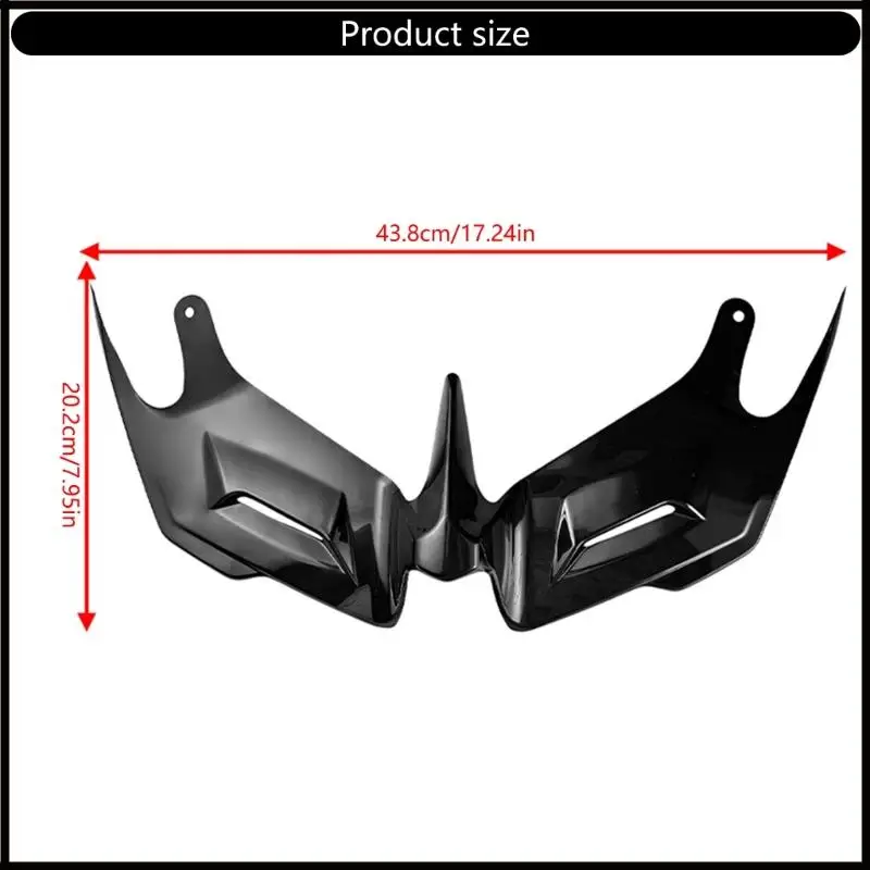 Picture 7: Motorcycle Protective Airflows Cowl Wing Carbon Fiber Pattern Lightweight Design Vibration Reduction
