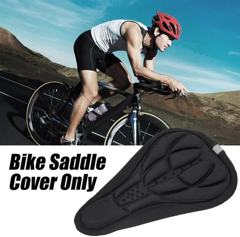 

Soft 3D Padded Cycling Bicycle MTB Bike Saddle Seat Cover Cushion Sponge Foam Comfortable Saddles Mat Bicycle Accessory