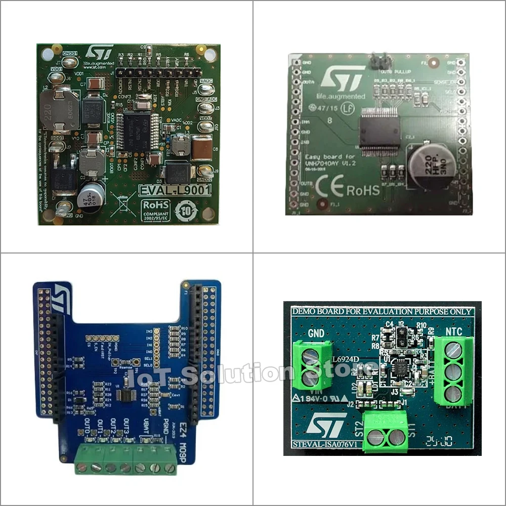 

1Set/Lot EVAL-L99MOD51XP EVAL-L99MOD53XP EVAL-L9001 EV-VN5E050J EV-VNH7040AY EV-VNH7070BAS EV-VNQ9025AJ STEVAL-ISA076V1 New