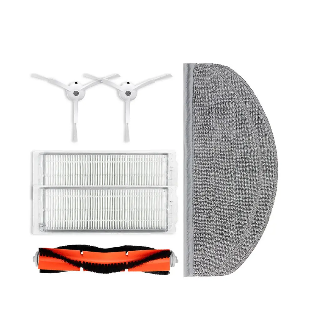 Replacement Parts For Mijia MJSTP Vacuum Cleaner Consumables Kit Main Roller Brush Hepa Filter Side Brush Mop Pads