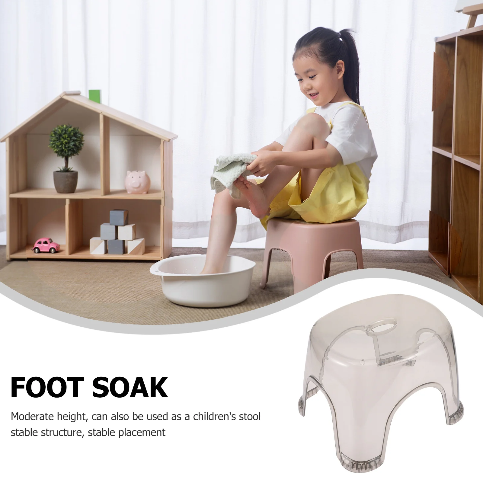 2 قطعة البلاستيك القدم الحمام خطوة البراز لتغيير الأحذية منخفضة المضادة للانزلاق البراز المحمولة الصغيرة لغرفة المعيشة دش