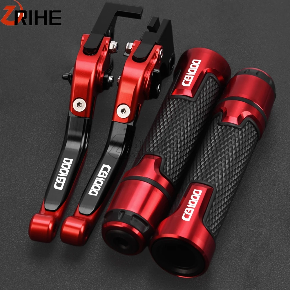 

FOR HONDA CB 1000 CB1000 1993 1994 1995 1996 CNC Motorcycle CB1000bingoneSC30 Adjustable Brake Clutch Lever 22MM Handbar Grips