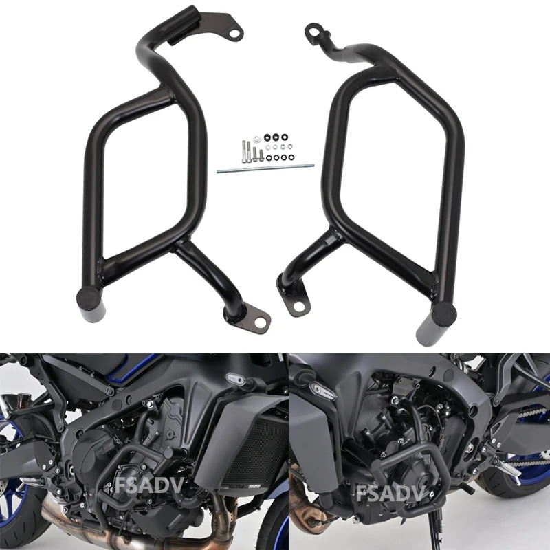 

For YAMAHA MT-09 MT09 MT 09 SP 2024 Motorcycle Engine Guard Highway Crash Bar Frame Protection Bumper Accessories
