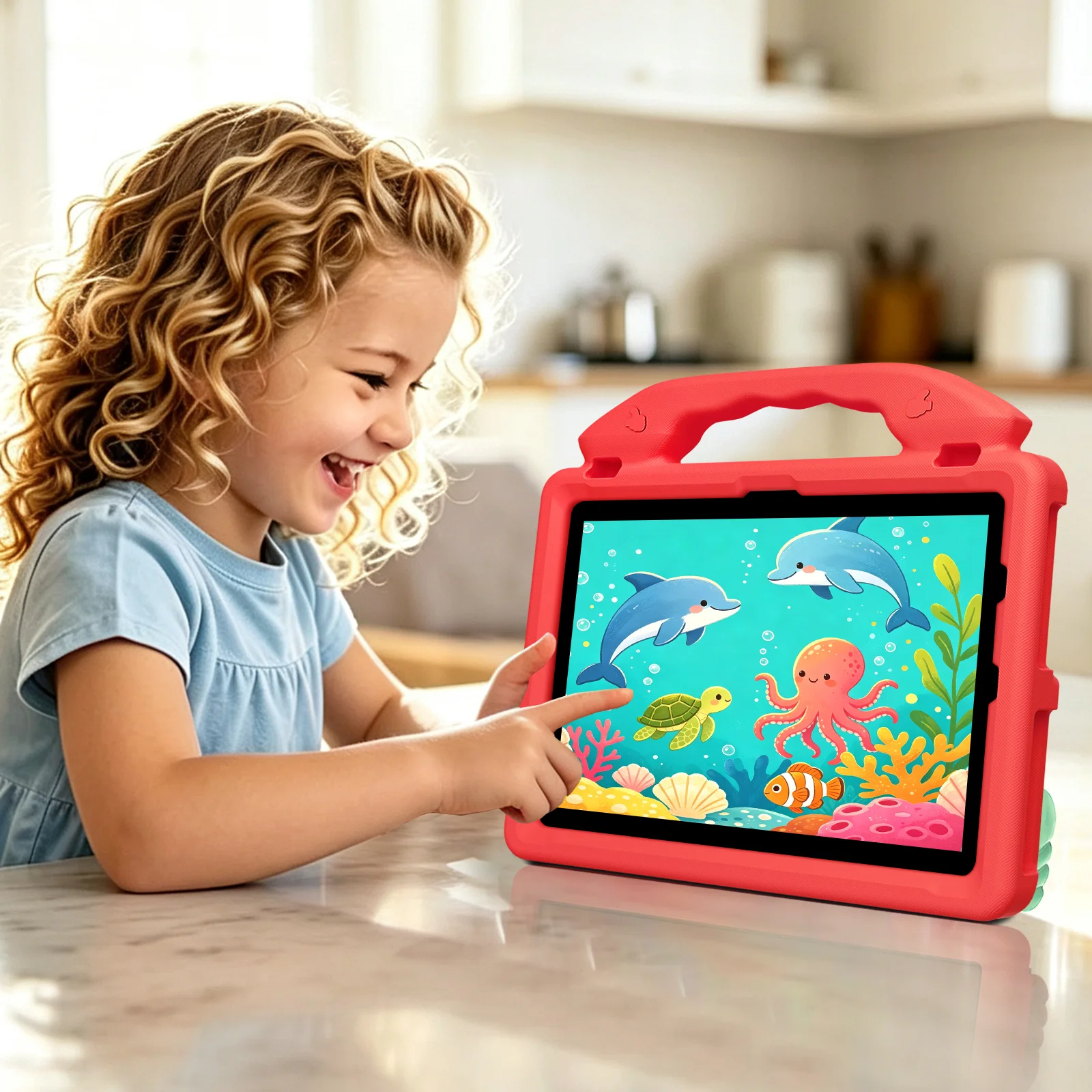 Kids Funda EVA Case For Amazon Fire Max 11 2023 HD10 2023 2021 HD8 Plus 2022 2020 Fire 7 2022 Handheld Stand Cover Shockproof