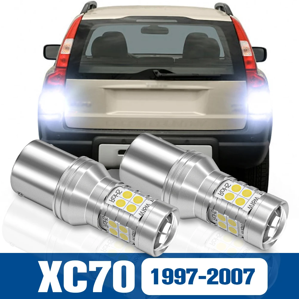 

2pcs LED Reverse Light Back up Lamp Accessories Canbus For Volvo XC70 1997-2007 1998 1999 2000 2001 2002 2003 2004 2005 2006