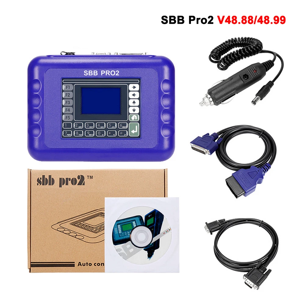 

SBB PRO2 V48.88/V48.99 Auto Key Programmer Full Set Diagnostic Tools Smart No Limited Token Transponder Tool for Cars
