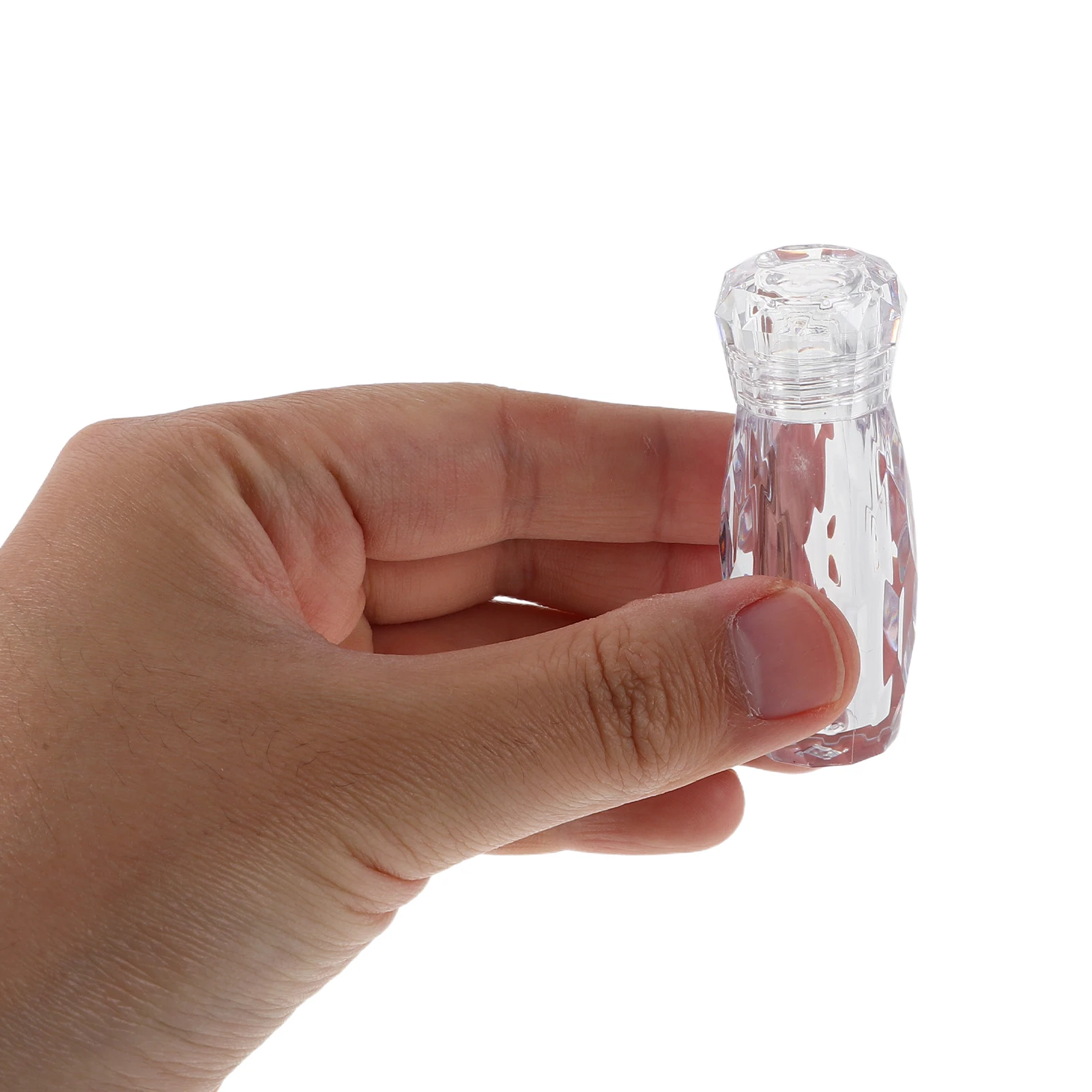 

5pcs 3ml Glitter Packaging Material Clear Plastic Jars Fine Nail Glitter Small Powder Container Refillable Containers for Crafts