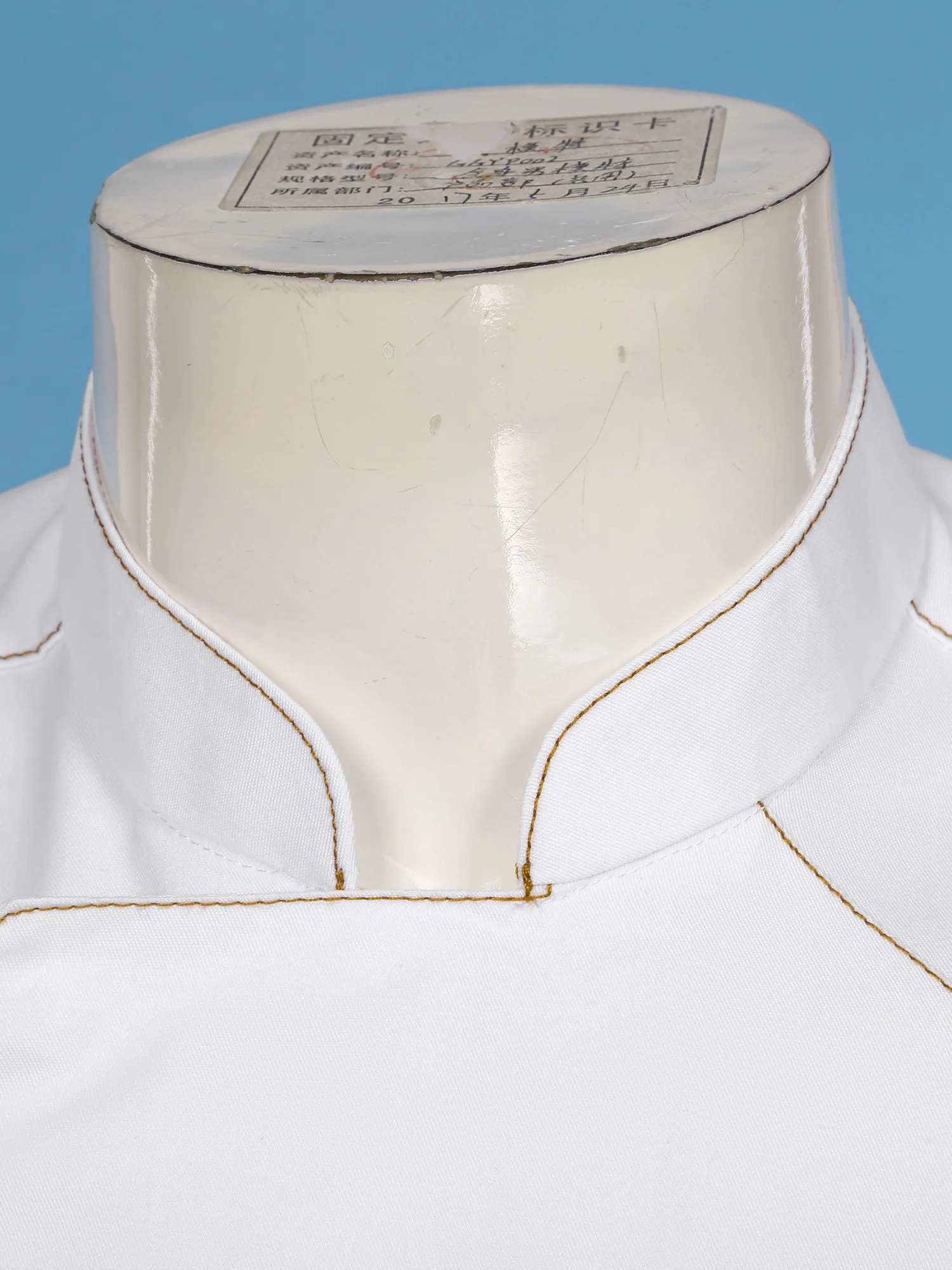 Ristorante Chef giacca uomo donna doppiopetto manica corta top cucina Hotel Stand Collar cuochi uniformi top