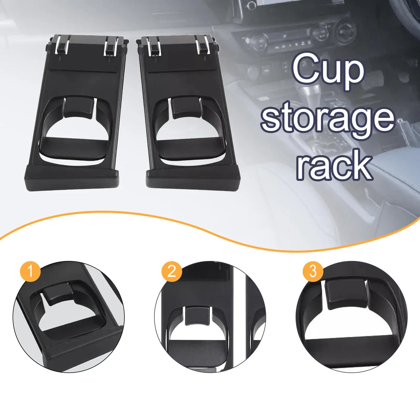 

Cup Holder 55604-0K010-b Drink Organizer for Toyota Hilux Vigo MK6