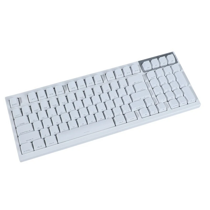 Material 133 Keys Cherry Profile Gray Gradient Keycaps Side Engraved Dye Sublimation For Mechanical Keyboard Keycaps