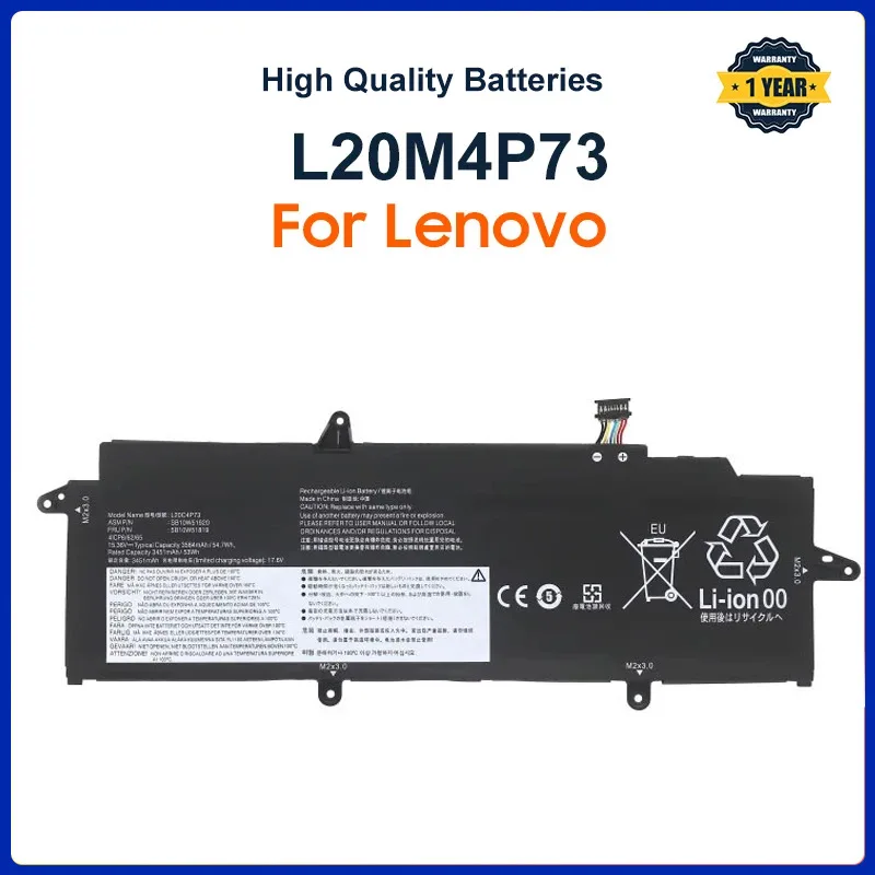 

L20M4P73 Laptop Battery For Lenovo ThinkPad X13 Gen 2 Gen 3 Series L20D4P73 L20C4P73 SB10W51919 5B10W51818 SB10W51921