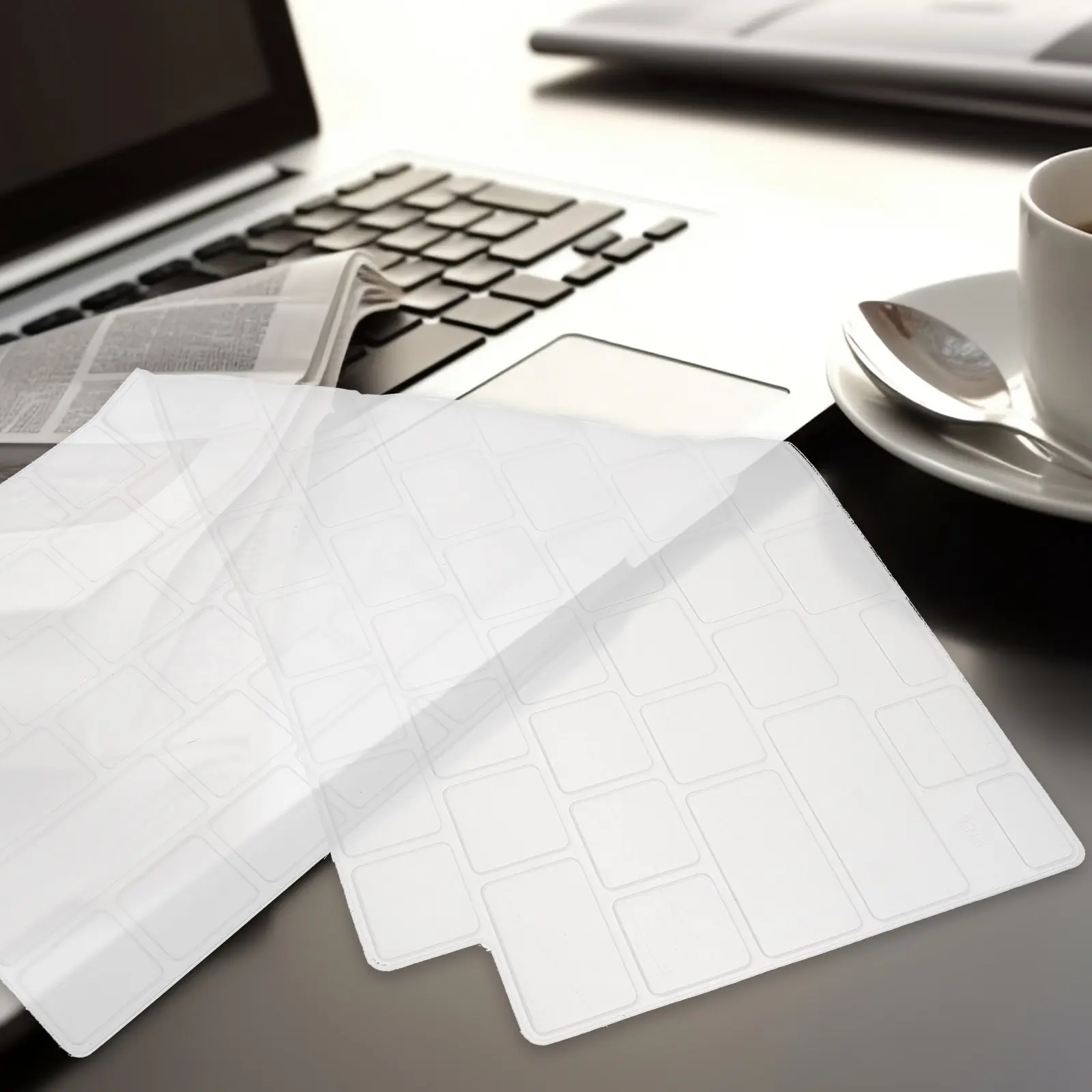 

Силиконовый чехол для клавиатуры, прозрачный, тонкий, гибкий, моющийся, защита для клавиатуры ноутбука Air M2 15.3 дюйма, полная защита от проливаний