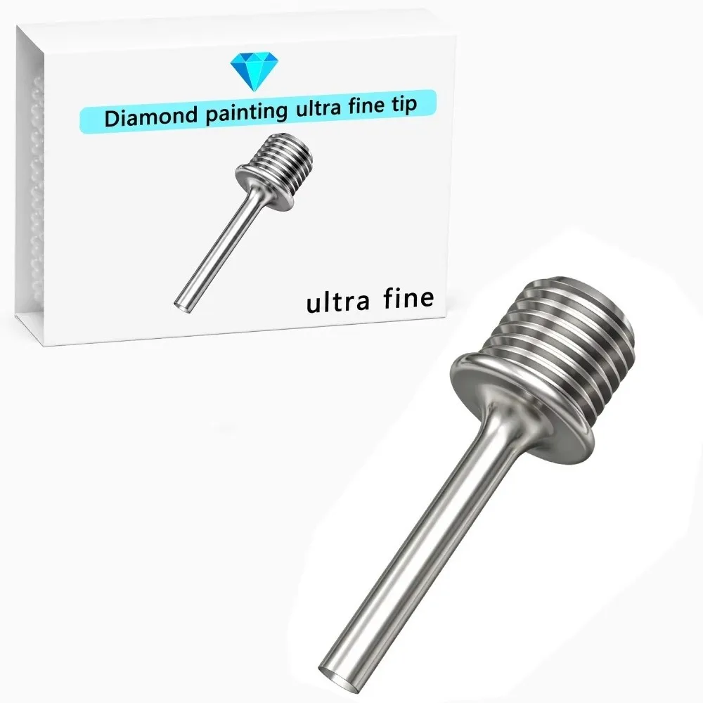 Metal Diamond Painting Pen Tip Ultra Fine Point Thin Head Replacement Drill Head Durable Threaded Screw On Diamond Art Tip