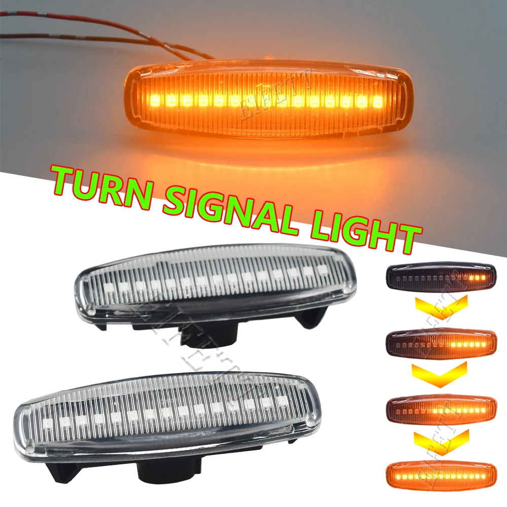 

2pcs Dynamic LED Car Side Marker Lights Repeater Signal Lights For Infiniti EX35 EX37 FX30d FX35 FX37 FX50 G25 G35 G37 JX35 M25