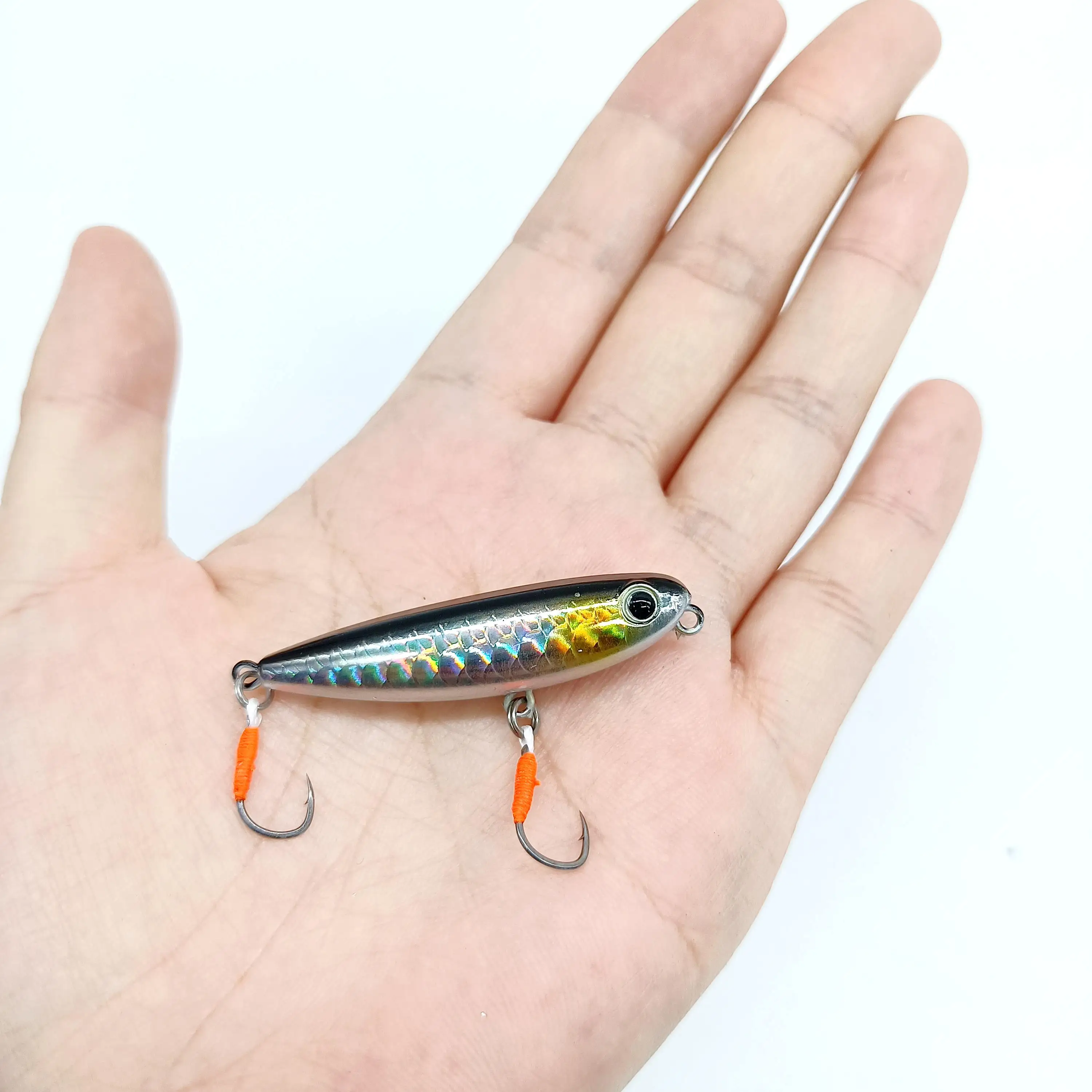 Duoduoyu 1 Stück neuer Mini Top water Bleistift Angel köder 2,8g/ 45mm Walk Dog mit künstlichem Salzwasser köder Bass Tackle mit einem Haken