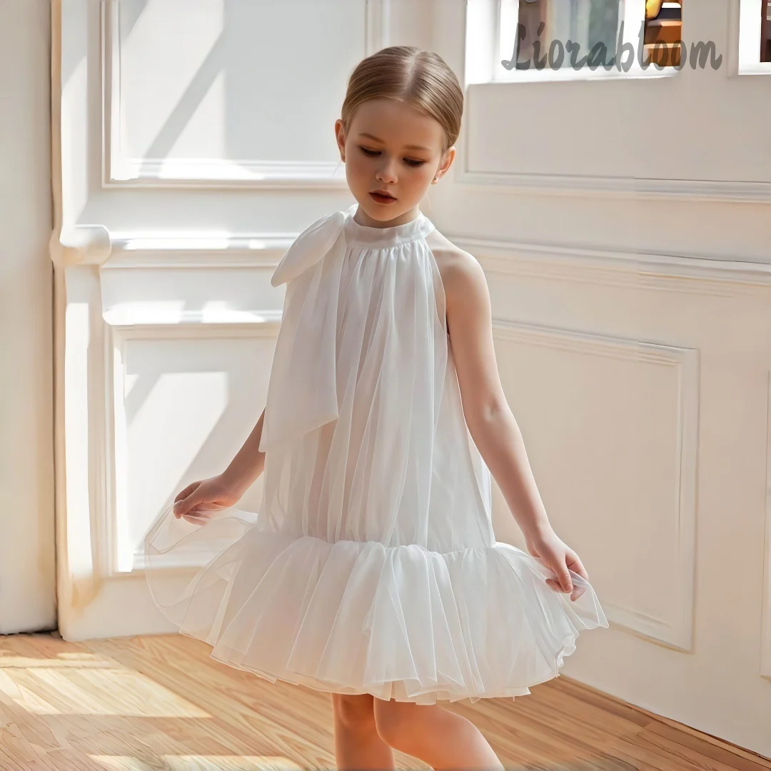 

Girls' Custom Multi Color Tutu Skirt Flower Girl Dress Exquisite Formal Wear Women's Wedding Party Attire Dress свадебное платье