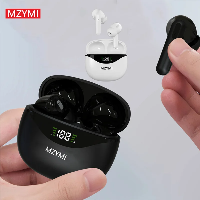 بلوتوث مقاوم للماء MZYMI في سماعات الأذن ، سماعات الرأس ، سماعة رأس لاسلكية مع ميكروفون ، تحكم باللمس ، CS121 ، IPX5