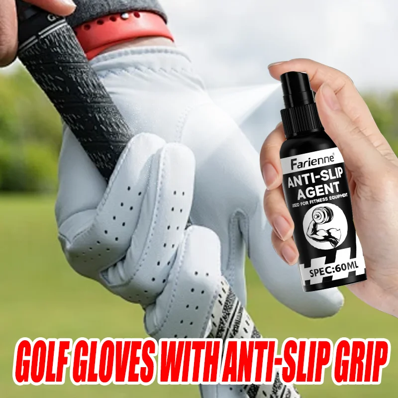 60Ml Anti-Slip Agent Spray, Sweat Proof Grip Enhancer For Weightlifting, Golf, Badminton, Pole Dance, Rock Climbing, All Sports view 2