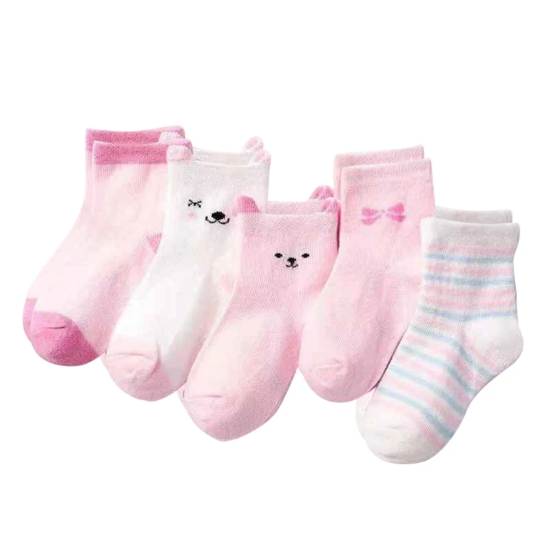 5Pair Baby Socks for Kid Girls Boy Toddler Knitted Socks Newborn Clothes Product