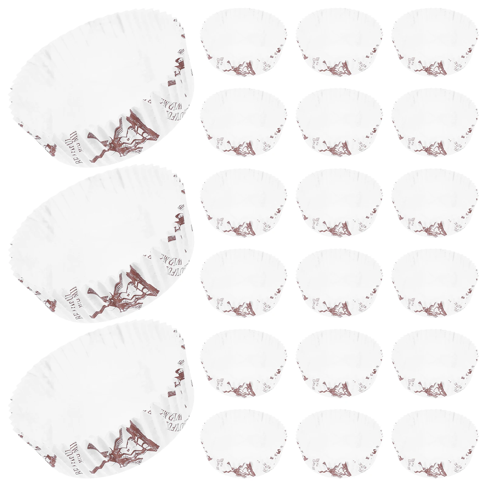 

100Pcs Baking Paper Cups Non-Stick Heat Resistant Liners for Bread Cupcake Holders Pastry Baking Liners Disposable Paper Tray
