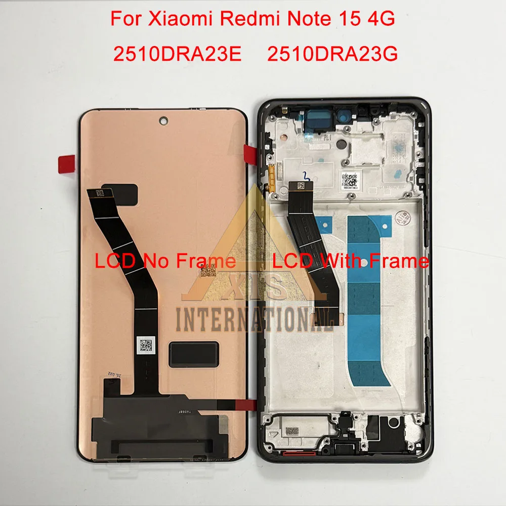 -display-lcd-amoled-originale-per-xiaomi-redmi-note-15-4g-schermo-touch-da-677-per-redmi-note-15-pro-4g-25100ra69g-con-cornice
