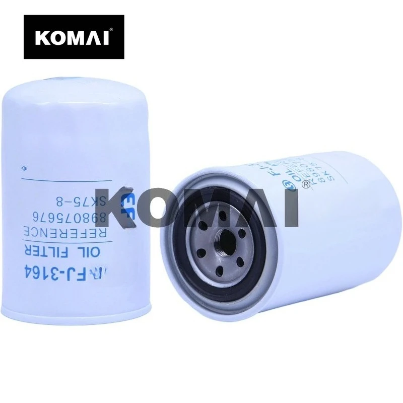 

Масляный фильтр KOMAI FJ-3164 заменяет 8980756761 8980756760 898075676 8-98075676-1 для двигателей Isuzu 4LE1 и 4LE2