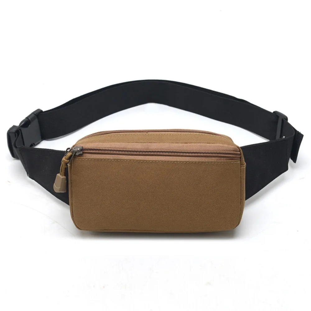 

Waterproof Men Sports Waist Bag Oxford Zipper Fashion Chest Bag Large Capacity Lightweight Marathon Running Bag Outdoor