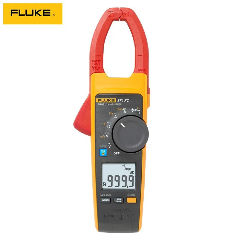 Industrial grade digital clamp ammeter AC DC meter True RMS clamp multimeter