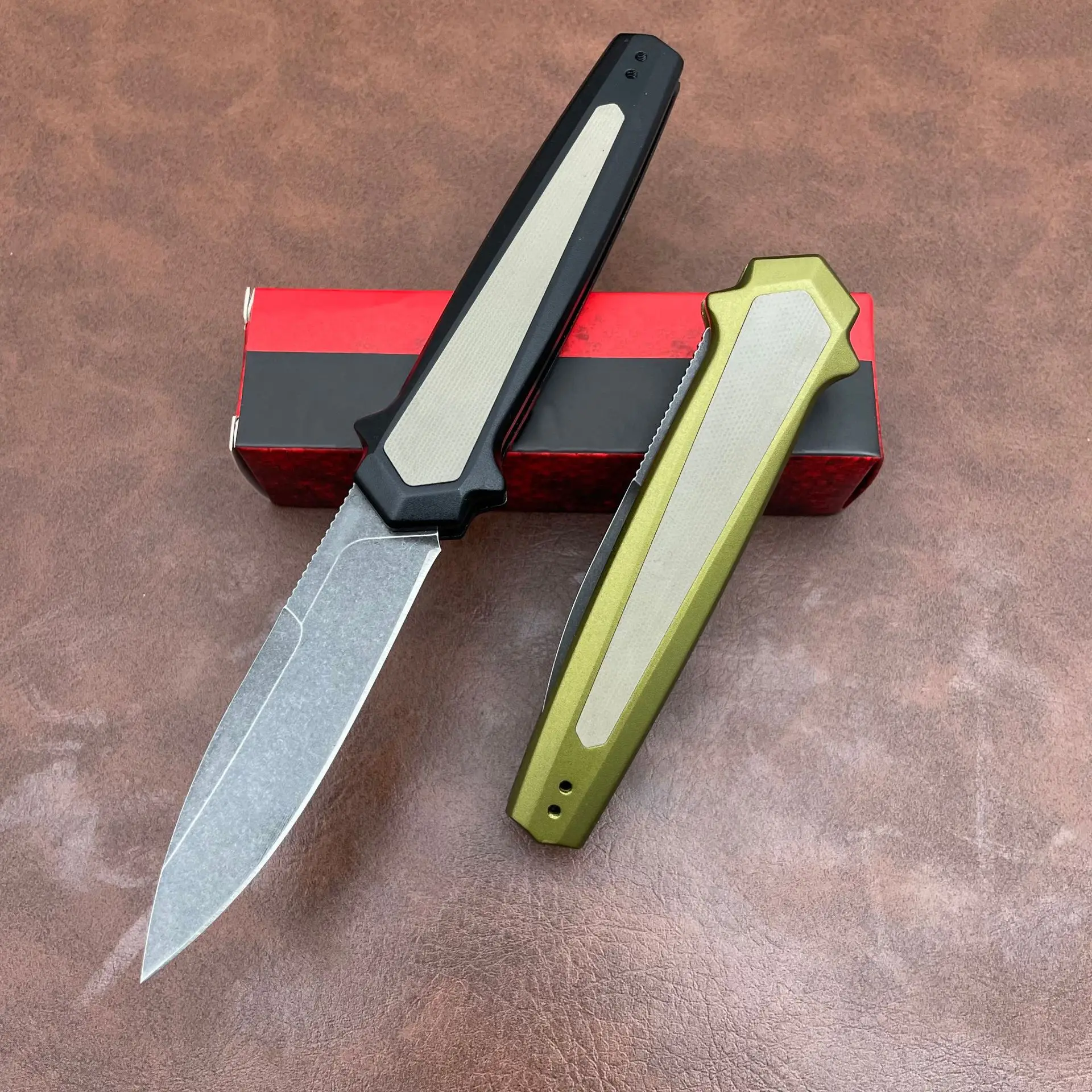 

2Models 7950 Launch Folding Knife 3.23" CPM-MagnaCut Blade, Aluminum Handles