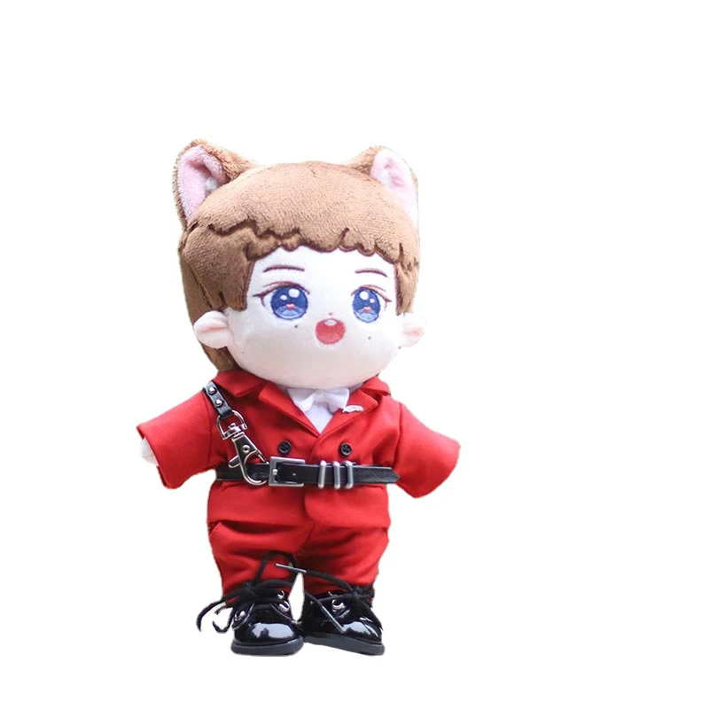 

High Quality 20CM Doll Clothes Suit Uniform Dress Up Cute Plush Dolls Accessories Generation Kpop EXO idol Dolls Gift DIY Toys