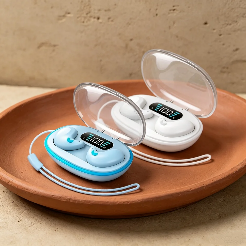 TWS Bluetooth Earbuds Fone Bluetooth Headphones Compact Bluetooth Earphones Include Wireless Charging Cases for Convenience