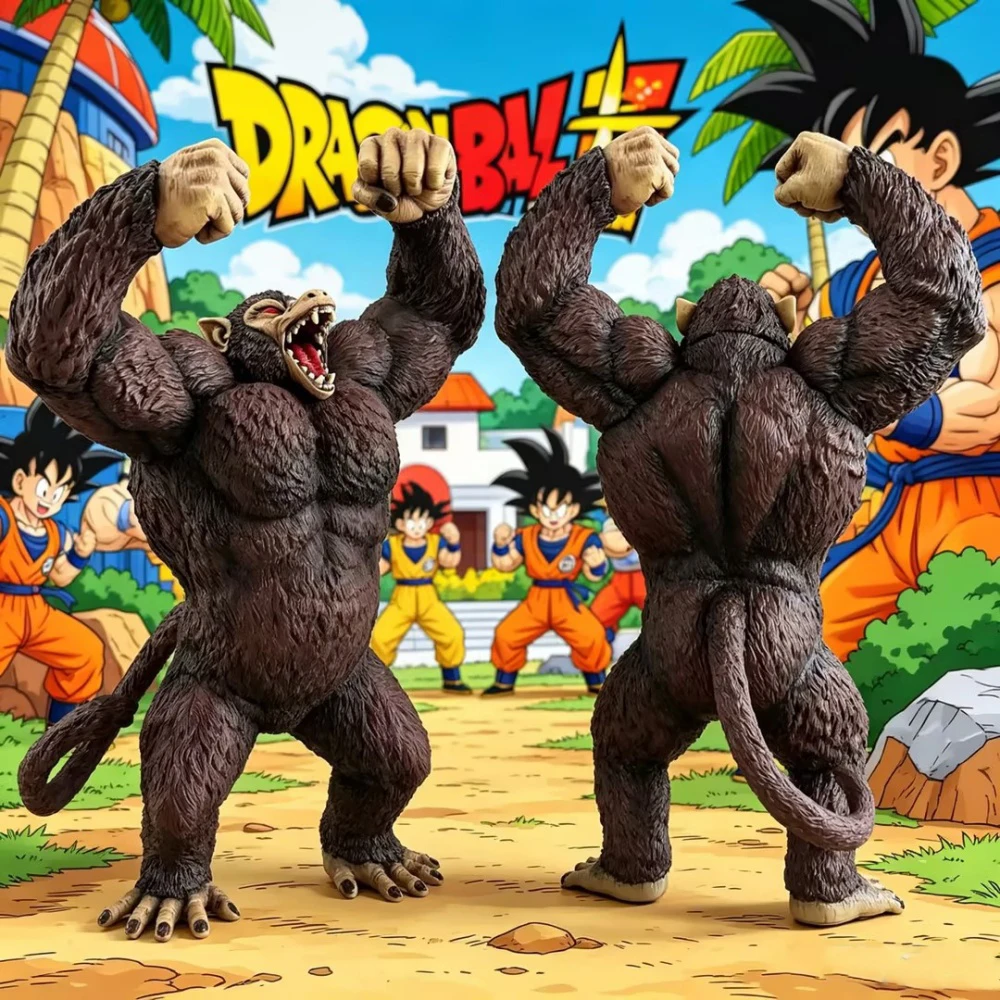 Anime Dragon Ball Z Saiyan Great Ape Figure Giant Ape Vinyl 35cm/13.78inch PVC Action Figures Collection Model Toys Gifts
