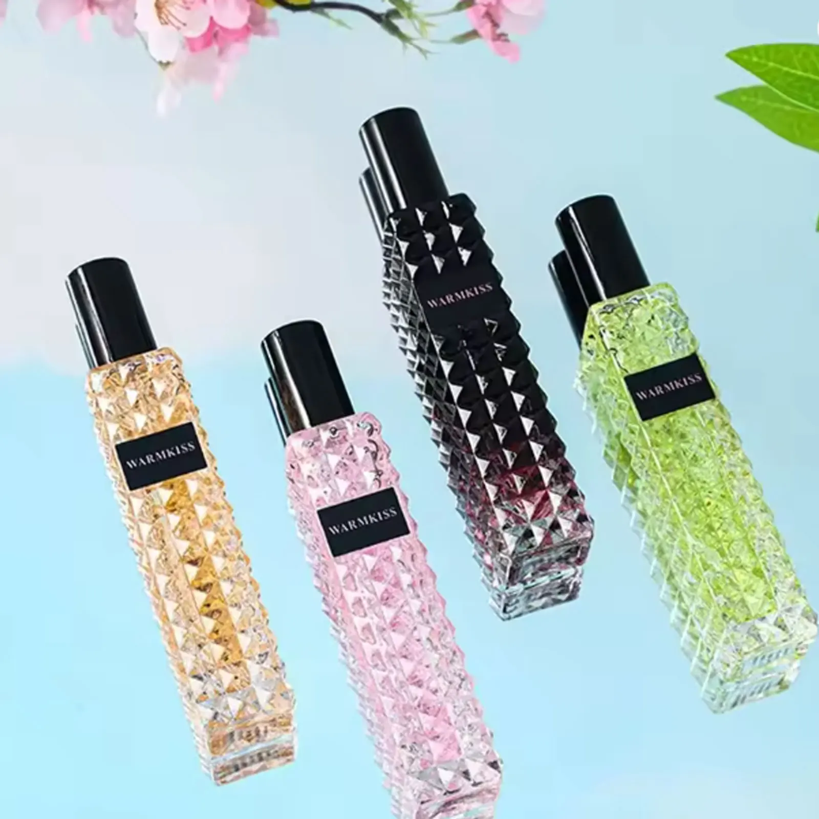 2025 عطر جديد روز ملكة جمال مغامرة عطر سحر دائم الأزهار رائحة ضوء عطر كريستال برشام تصميم 50 مللي سيدة أنيقة