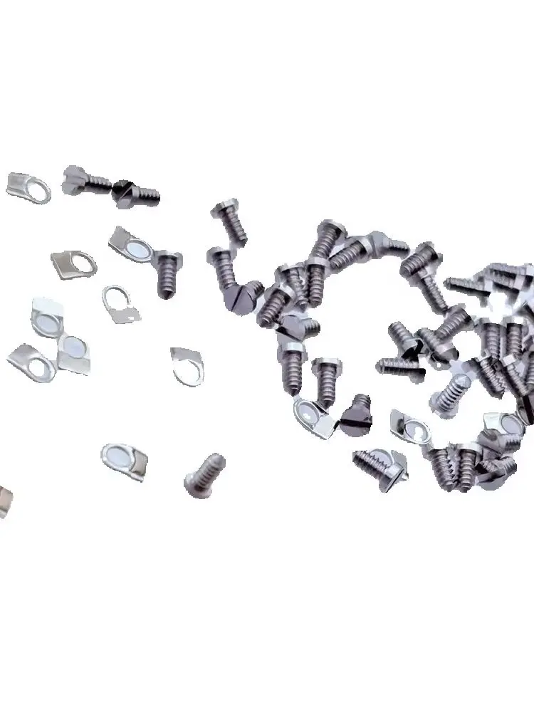 258Watch Accessory Mounting Plate, 10 Pairs of Mounting Screws for 7750 Movement (10 Screws + 10 Locking Plates)