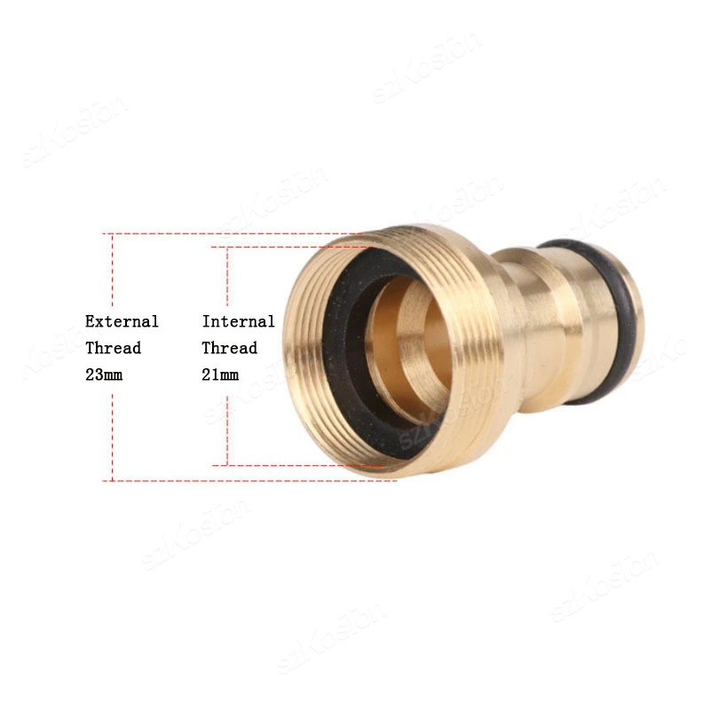 5/2/1pcs Kitchen Universal Faucet Adapter Brass Faucet Connector Mixer Hose Adaptor Basin Fitting Car Wash Watering Garden Tools