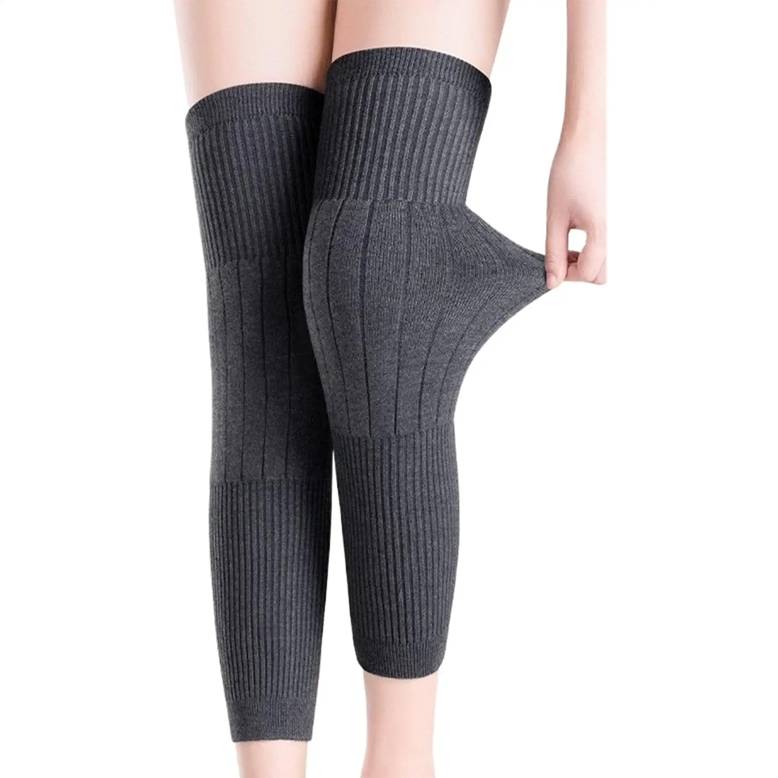 

Heated Knee Pads Breathable Elastic Cashmere Warmer Heated Knee Wrap For Men Family Friends Indoor Outdoor Running Cycling