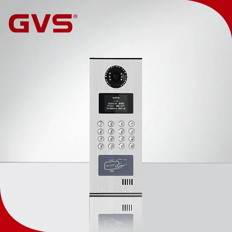 

Hot Sale Door Entry System with Push-button Front Panel Audio Door Phone Multi-apartments Surface