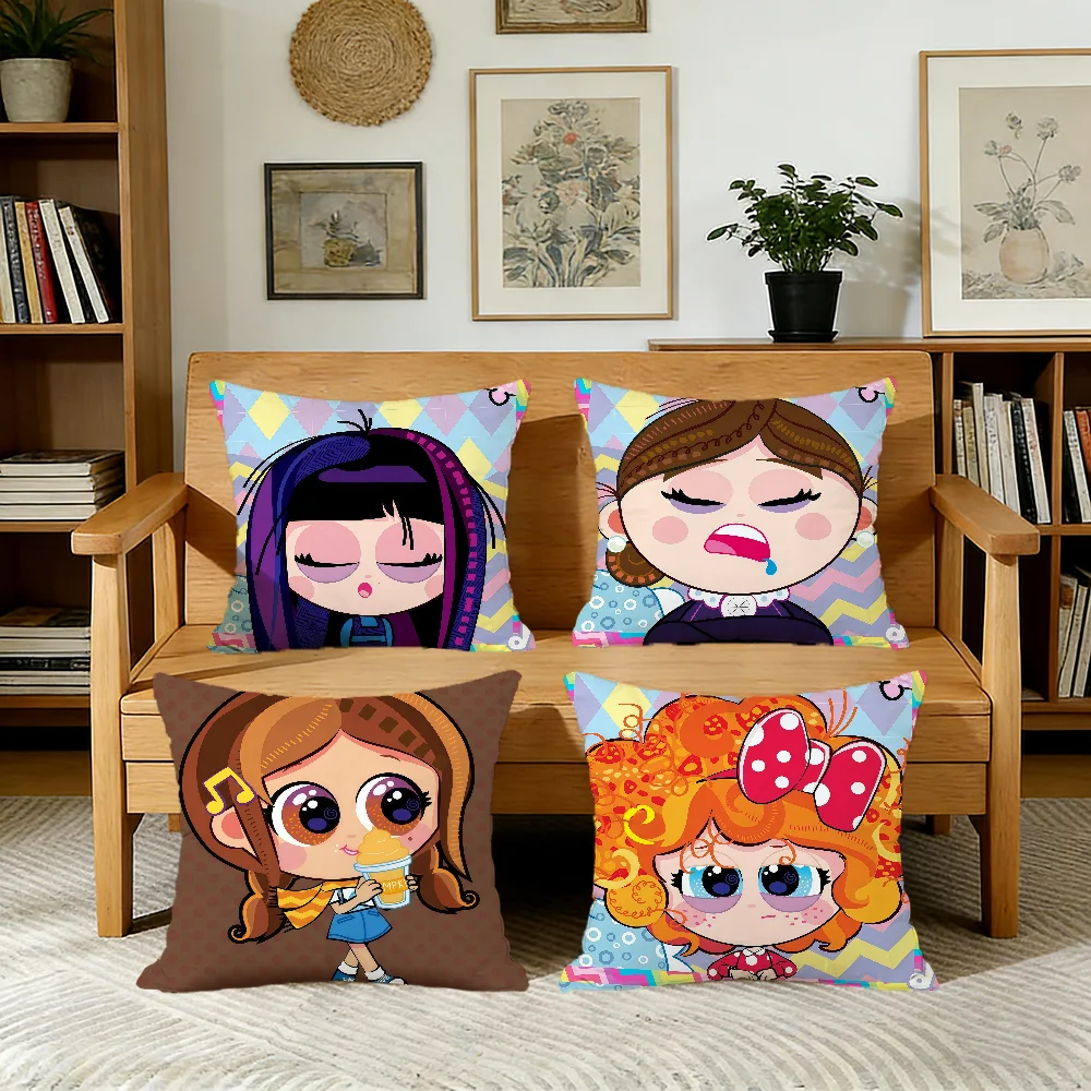 D-distroller-funda de cojín bonita con estampado para almohada, decoración para sofá, hogar, coche, habitación, cafetería, oficina, simplicidad nórdica