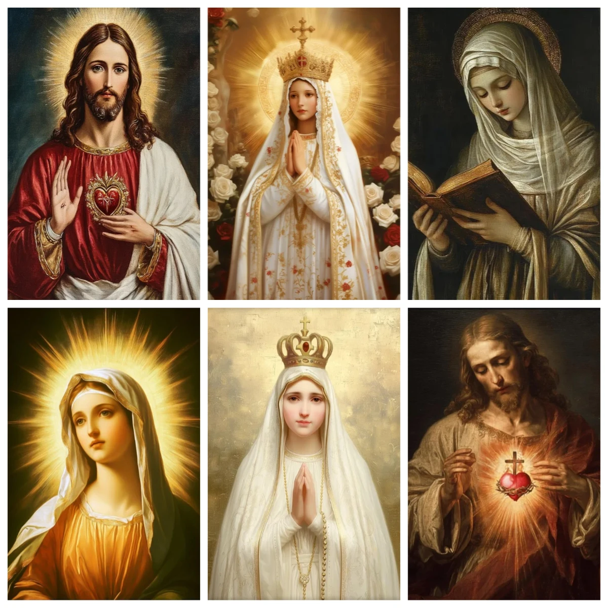 

Пазл «Святая Дева Мария» (1000 элементов) — христианский католический пазл, сделай сам, забавный подарок на день рождения, украшение для дома