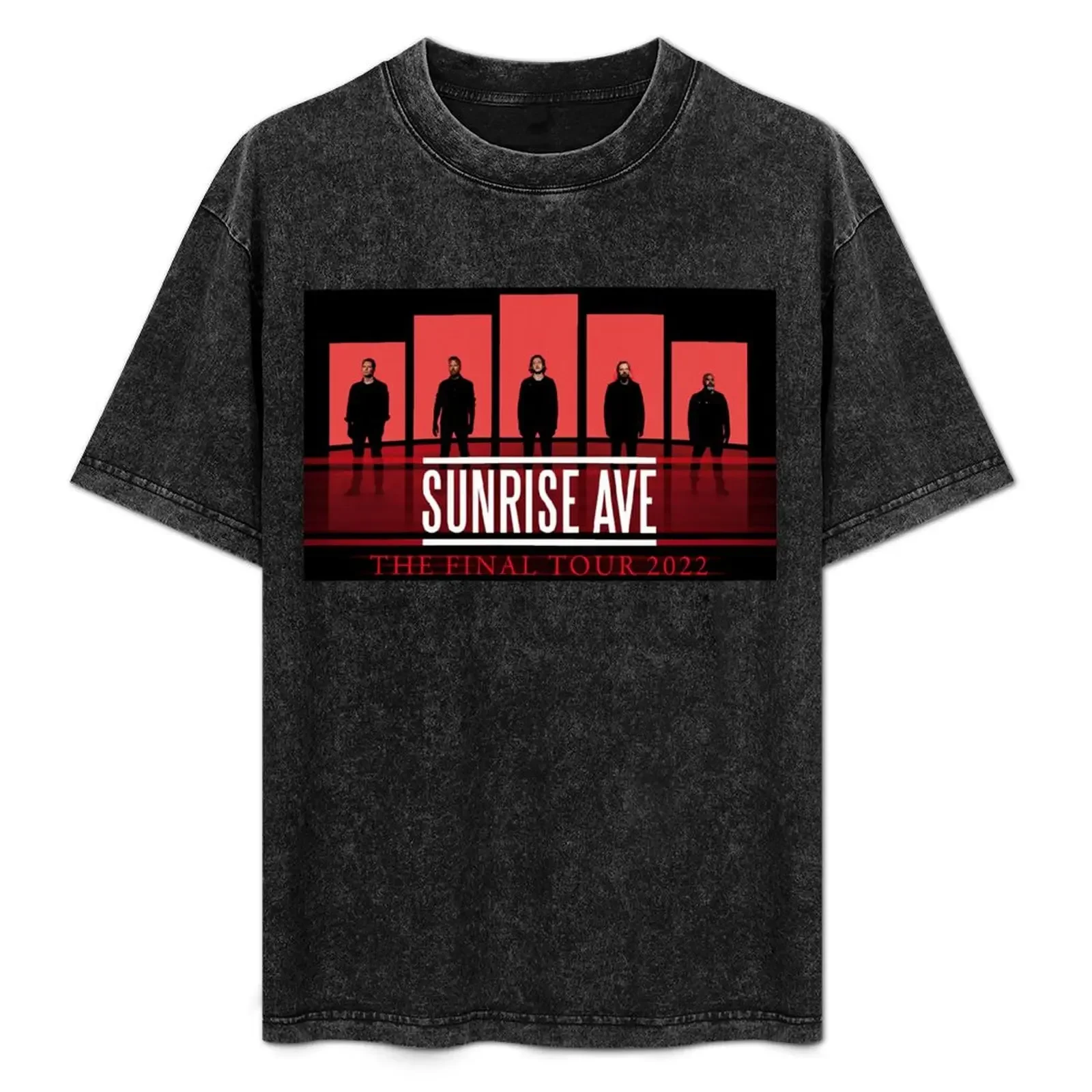 

sunrise avenue design limited version final tour T-Shirt Plus Size Basic Cotton T-Shirt