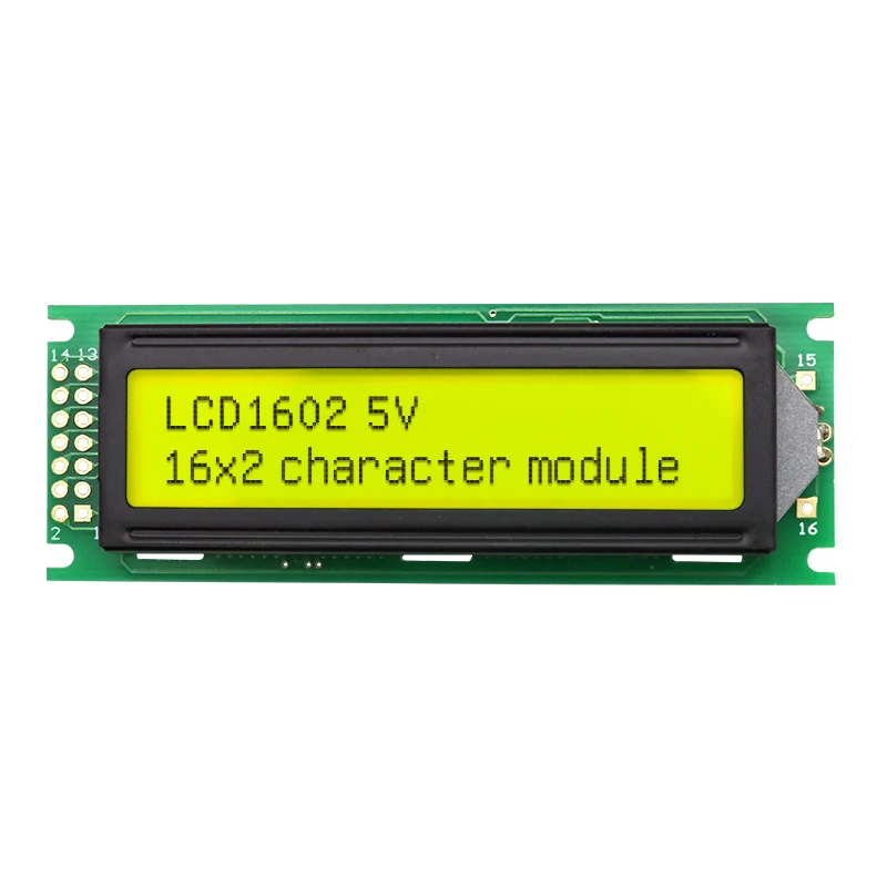 1 Uds LCD1602 módulo pantalla verde 16x2 caracteres módulo de pantalla LCD 5V para Arduino