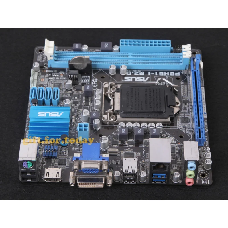 Original FOR ASUS P8H61-I R2.0 Intel H61(B3) Motherboard Socket 1155 DDR3