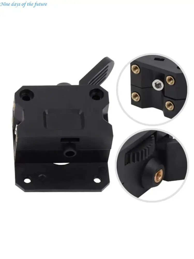 Extruder Enhancement for Ender 3 Compatible,Double Gears for Reliabled Filament Extrusion and Reduced Clogging E65A